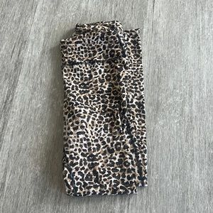 outdoor voices legging tech sweat leopard